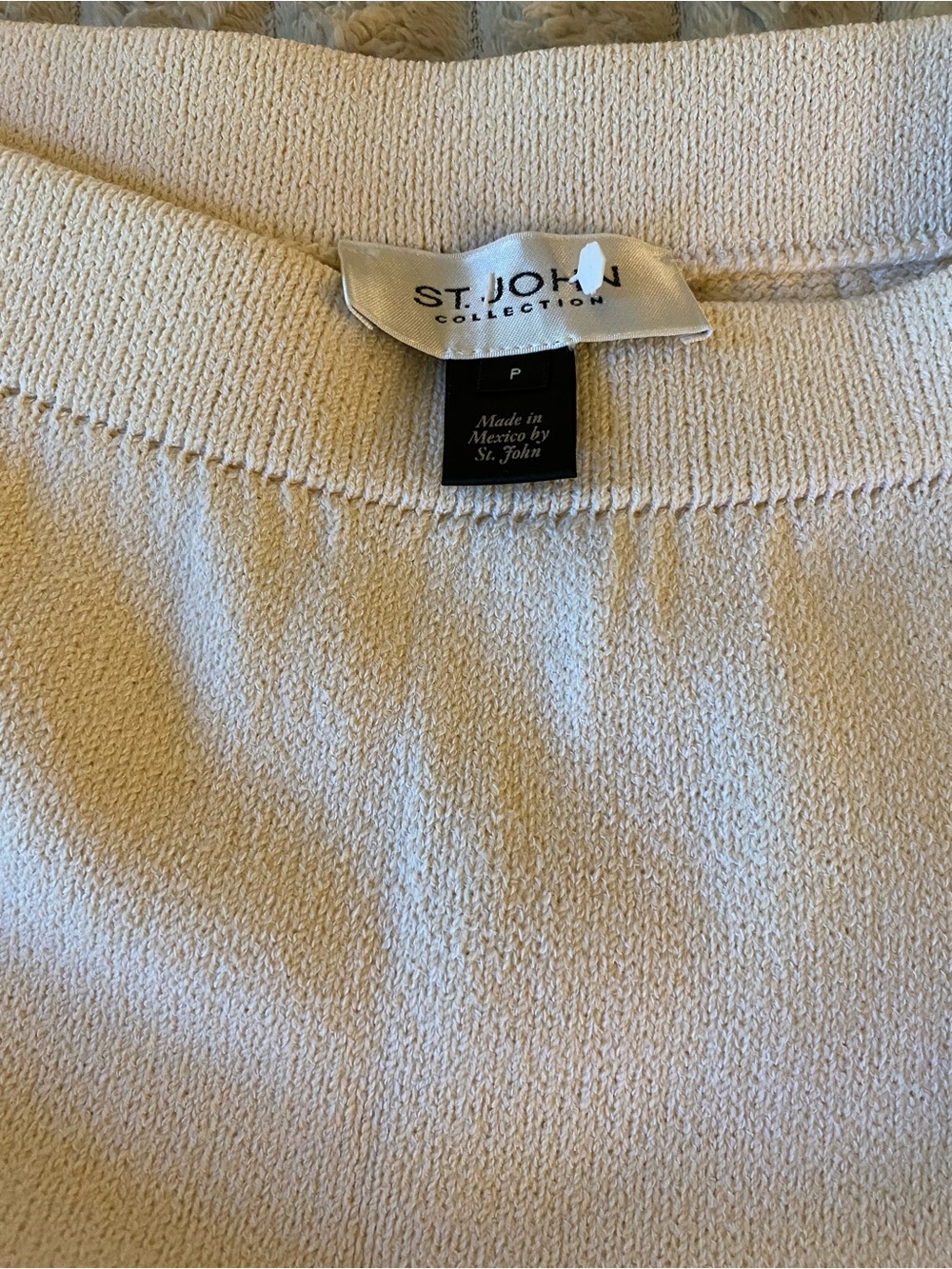 NWOT, St. John Collection Women's Cream Sweater